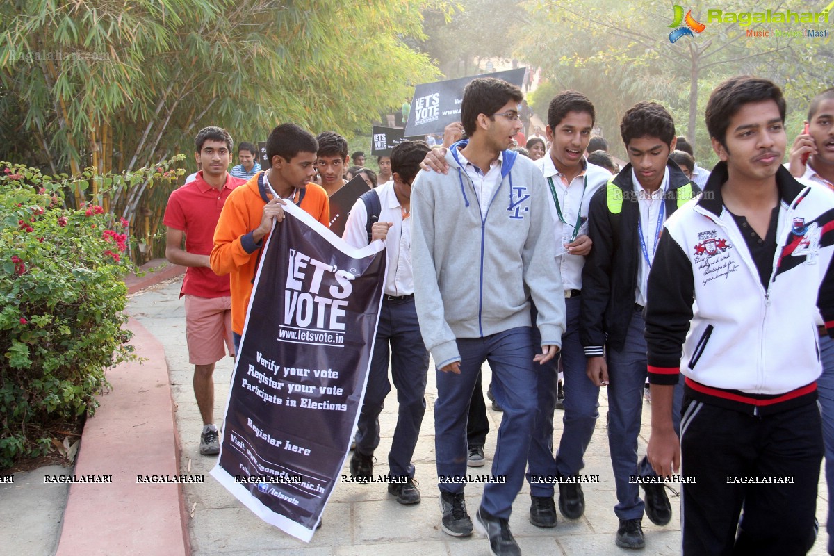 Vote for my Future - An Awareness Walk by Oakridge International School