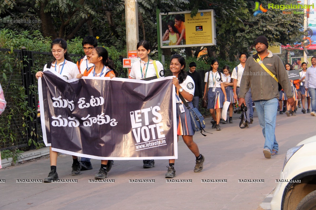 Vote for my Future - An Awareness Walk by Oakridge International School