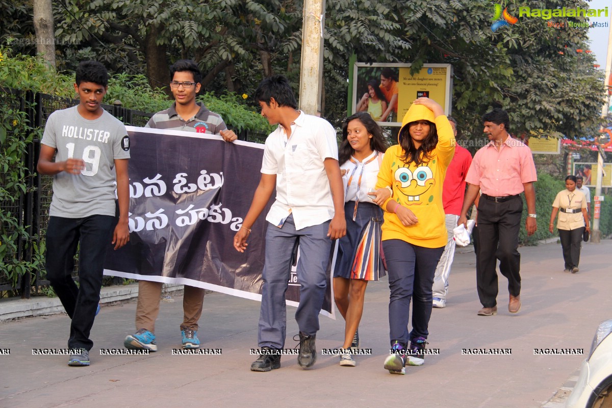 Vote for my Future - An Awareness Walk by Oakridge International School