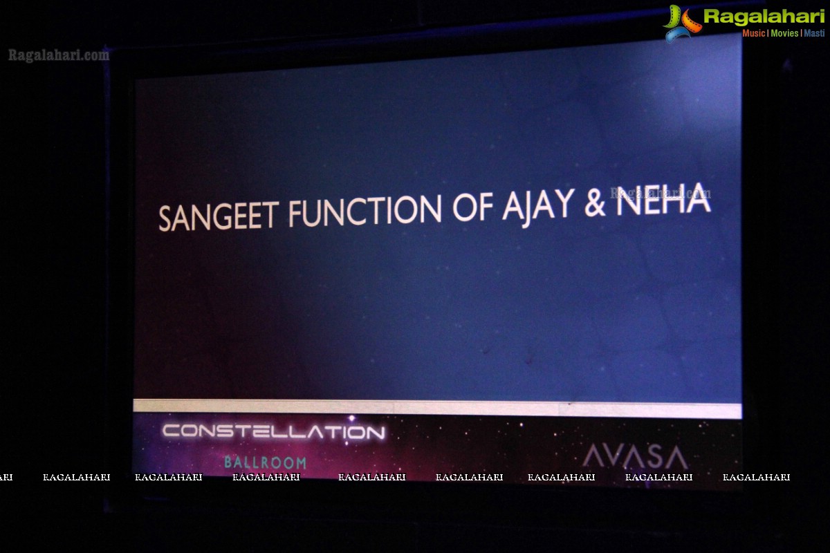 Ajay-Neha Sangeet Ceremony at Avasa, Hyderabad