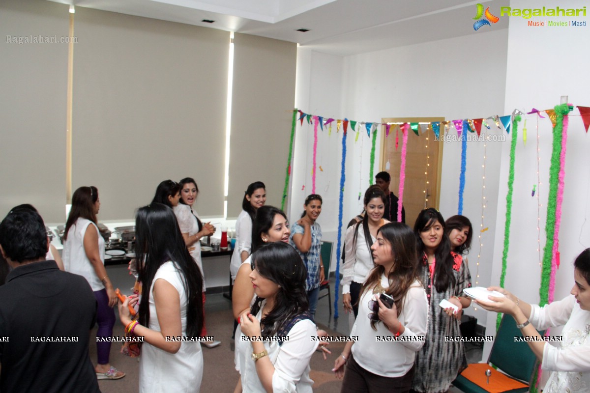 Shipra-Neha Holi Bash at Marigold, Hyderabad