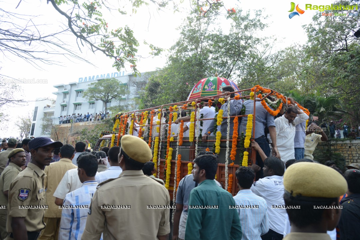 Last Rites of Dr. D. Ramanaidu