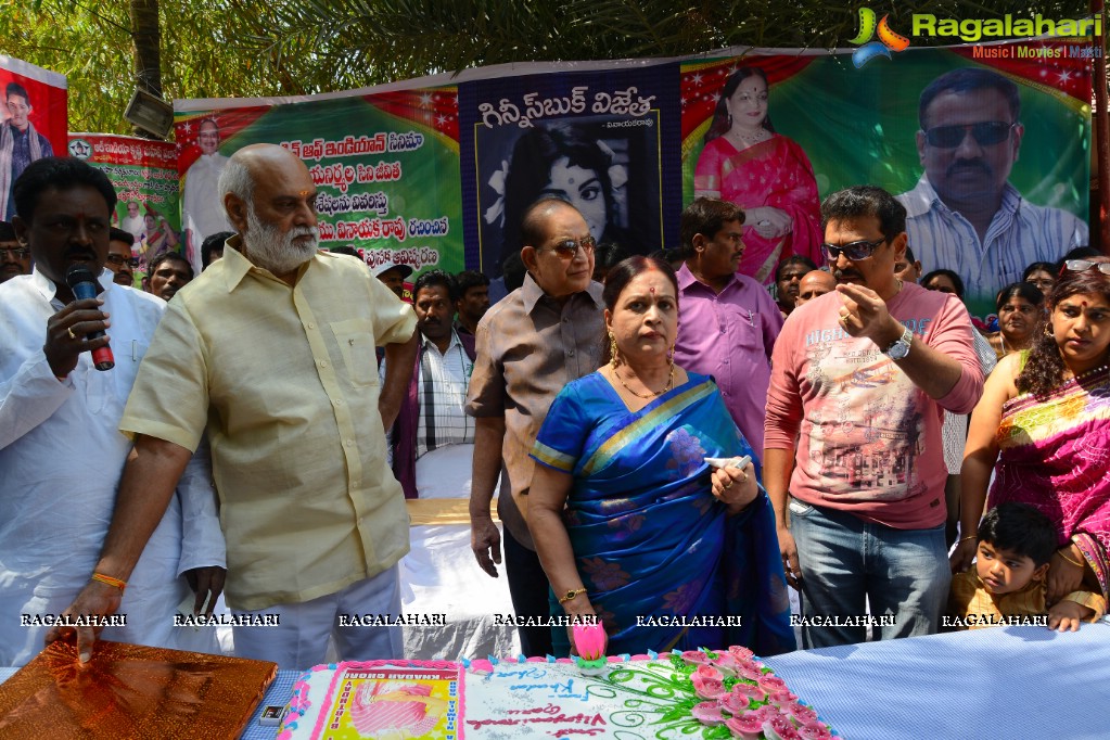 Vijaya Nirmala Birthday Celebrations and Guinness Book Vijetha Book Launch