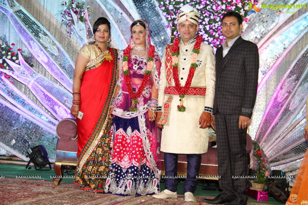 Wedding Reception of Aditya Chandak-Priyanka Navander 