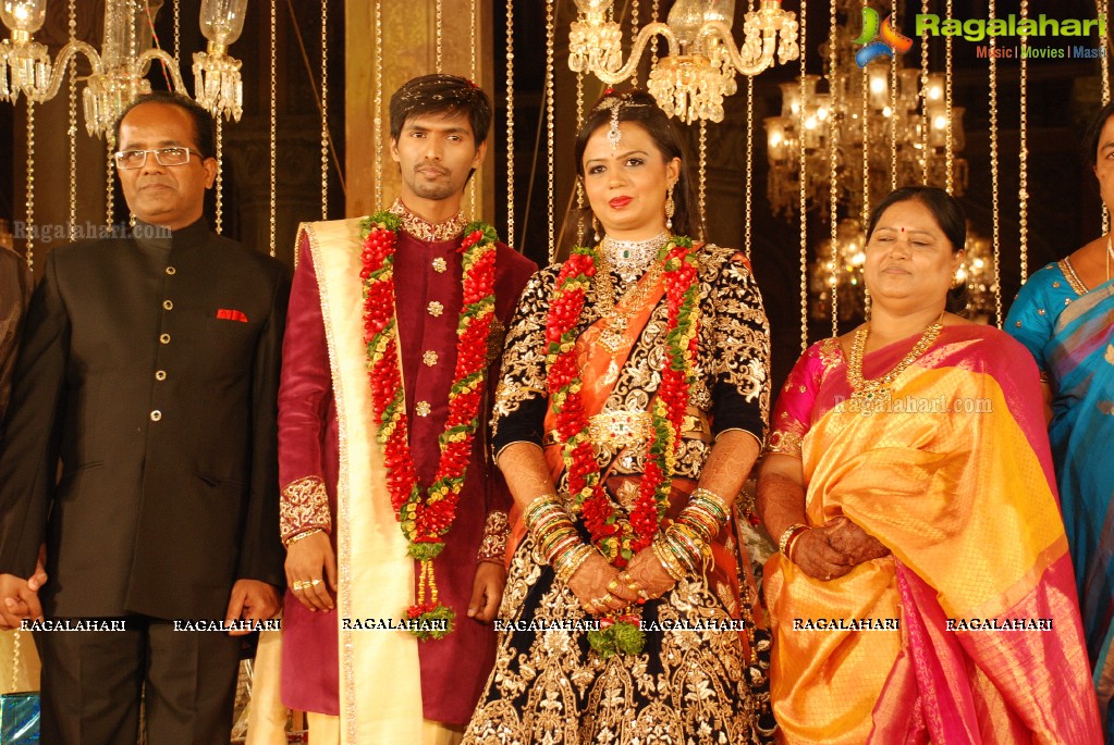 Grand Wedding Reception of Arjun Kumar Goud-Ruchika