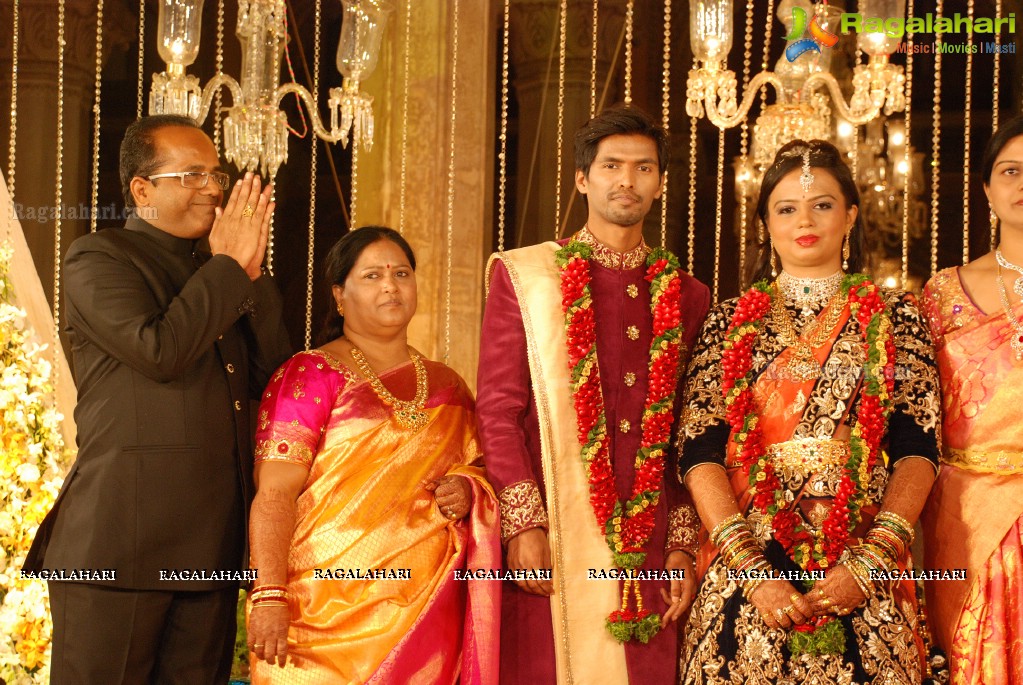 Grand Wedding Reception of Arjun Kumar Goud-Ruchika