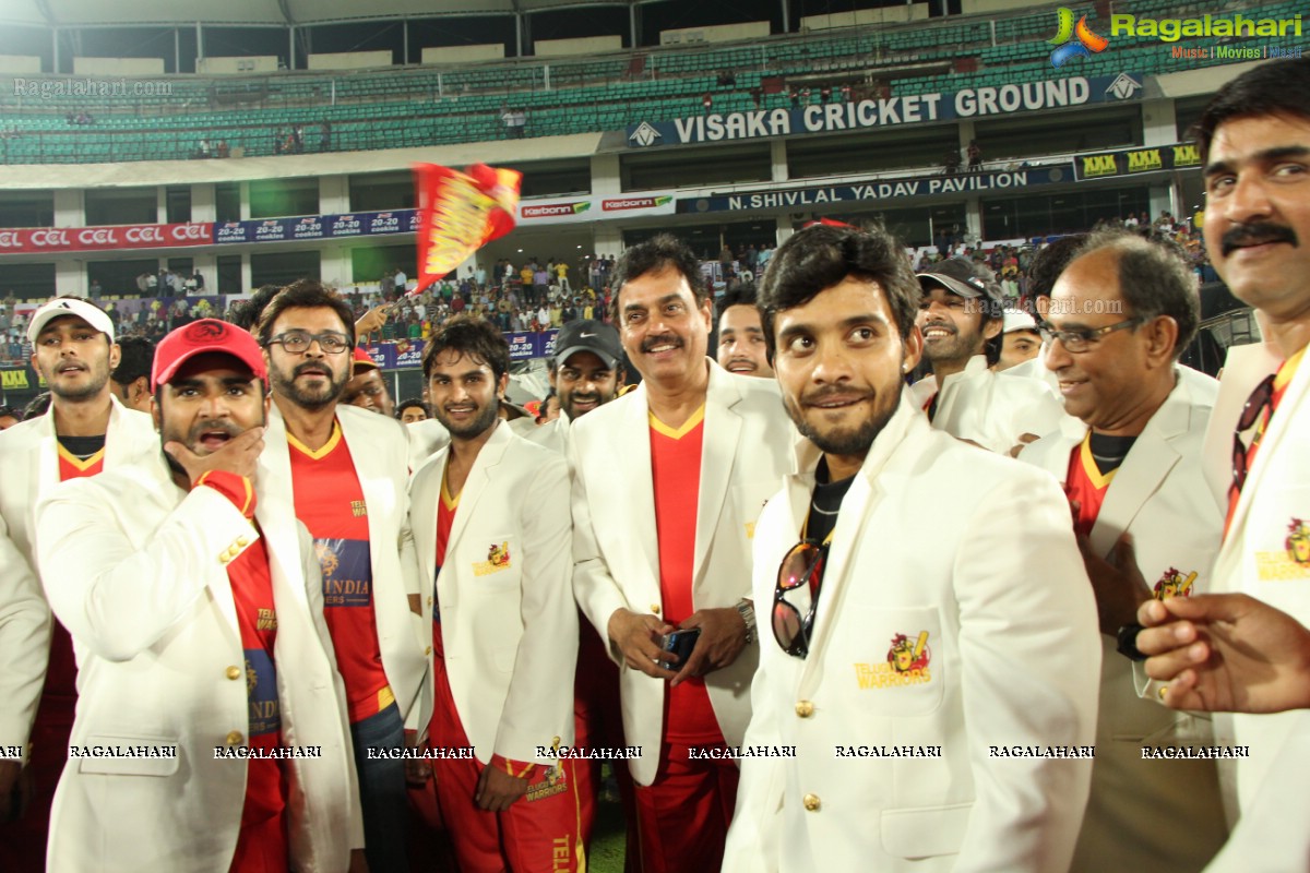 CCL 5 Final: Chennai Rhinos vs Telugu Warriors