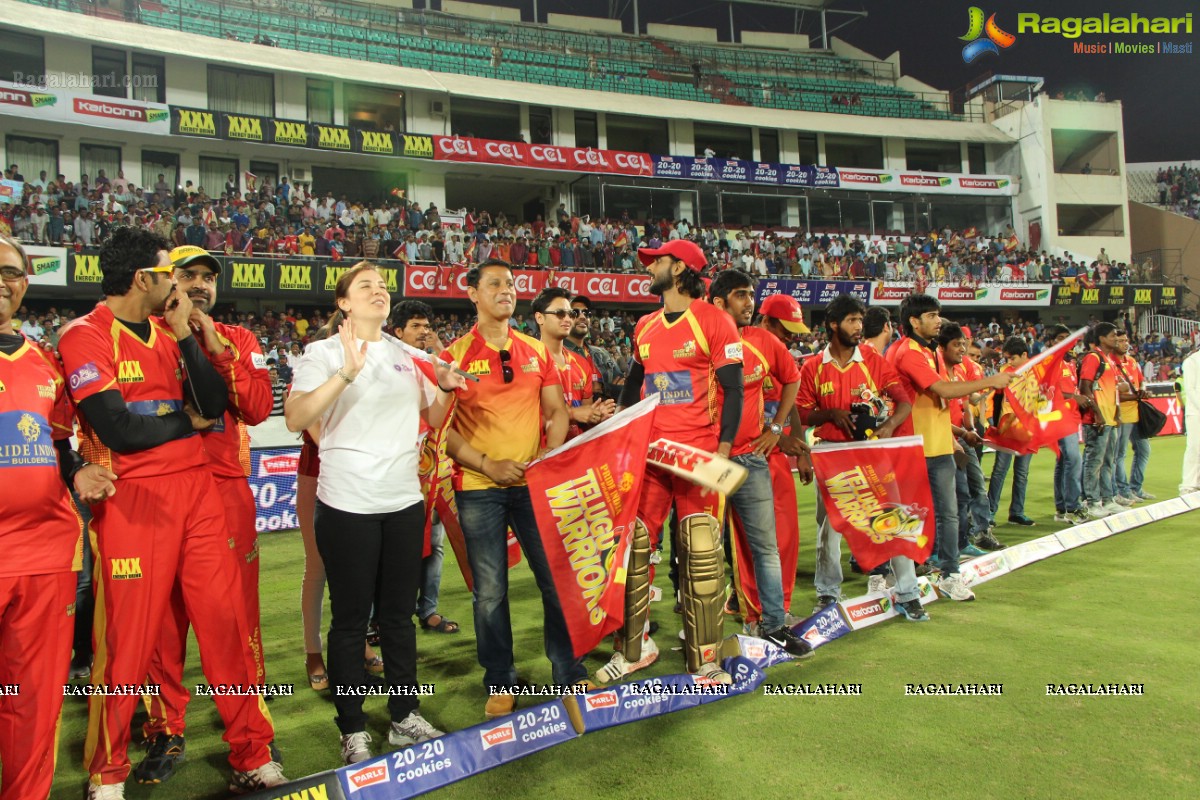 CCL 5 Final: Chennai Rhinos vs Telugu Warriors