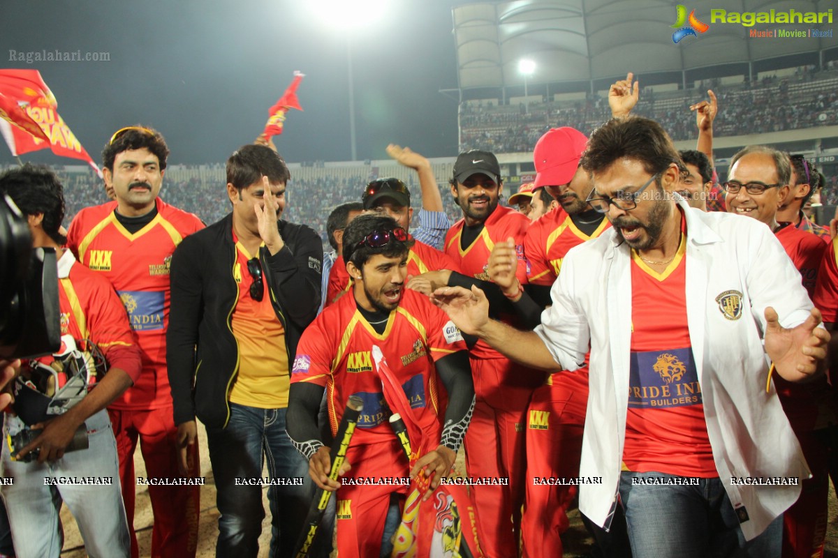 CCL 5 Final: Chennai Rhinos vs Telugu Warriors