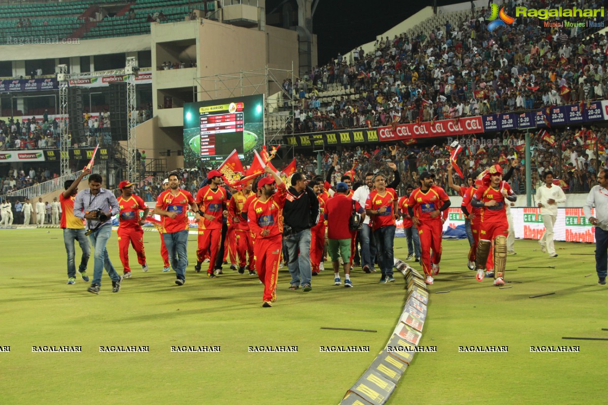 CCL 5 Final: Chennai Rhinos vs Telugu Warriors