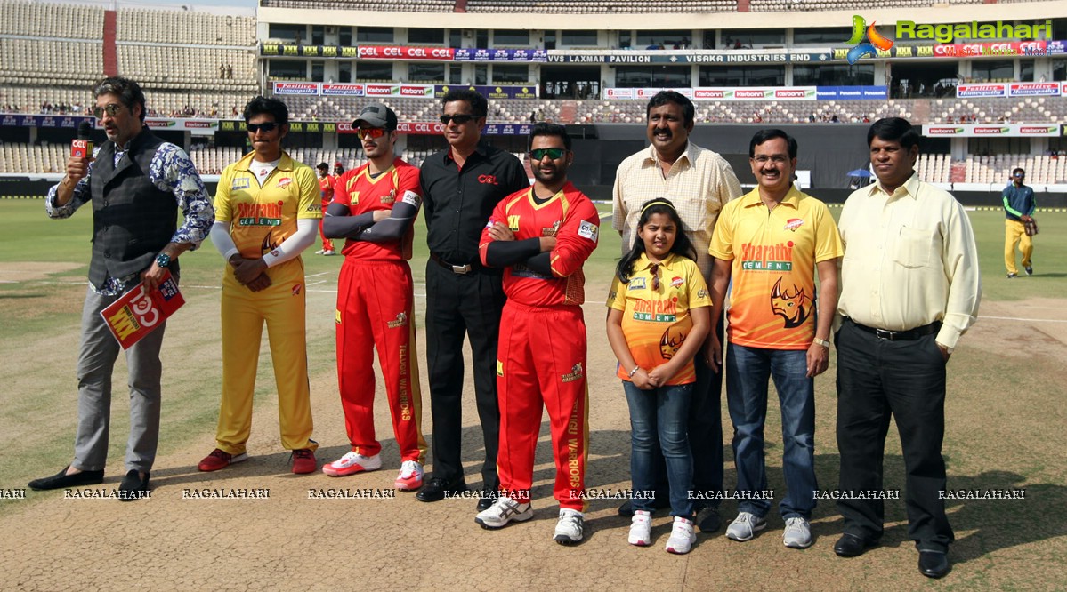 CCL 5 Final - Chennai Rhinos vs Telugu Warriors 1st Innings