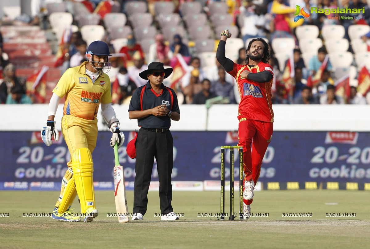 CCL 5 Final - Chennai Rhinos vs Telugu Warriors 1st Innings