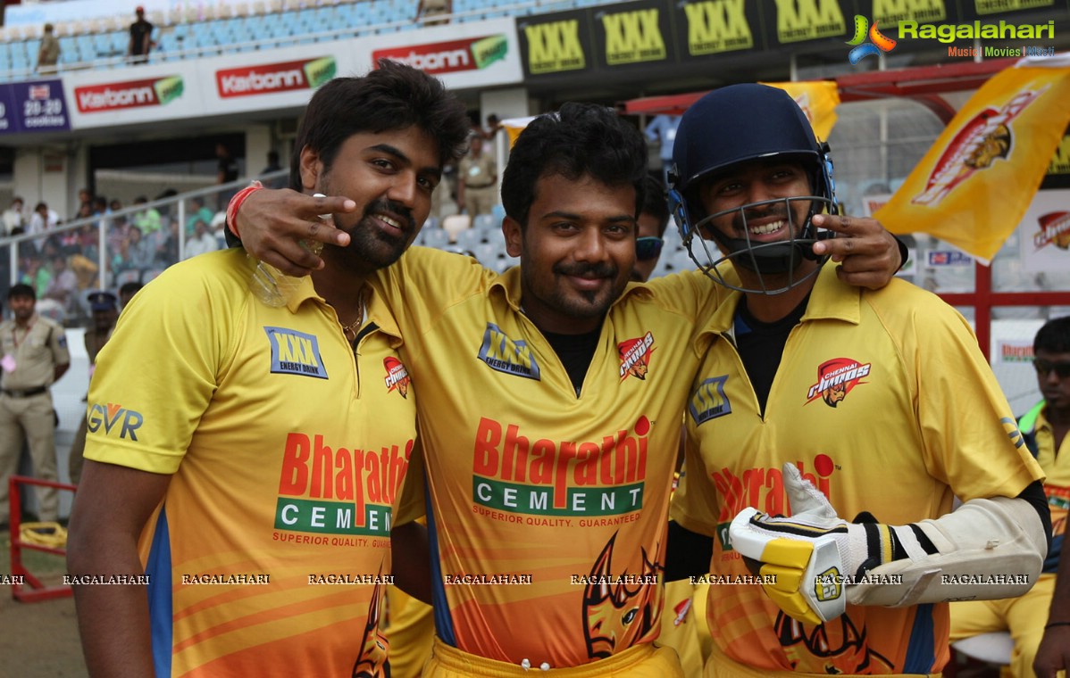 CCL 5 Final - Chennai Rhinos vs Telugu Warriors 1st Innings