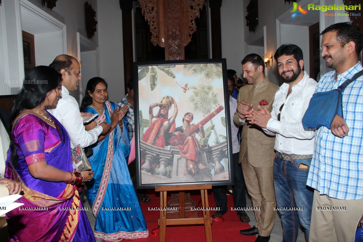 Art Show by Hari Srinivas at Taj Falaknuma Palace