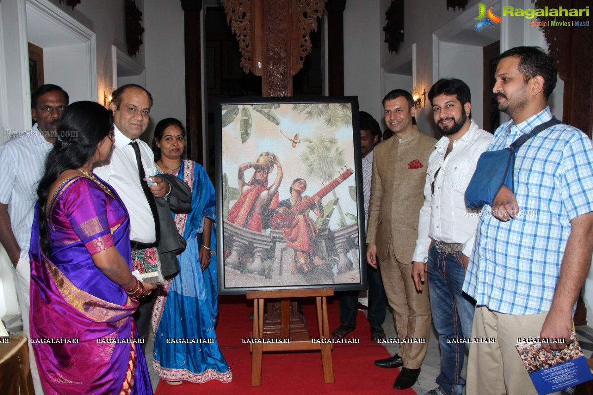 Art Show by Hari Srinivas at Taj Falaknuma Palace