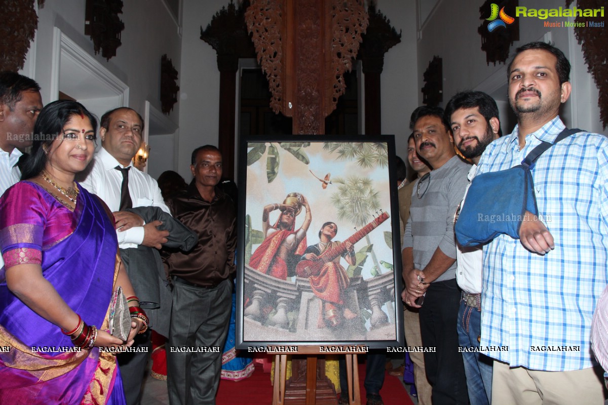 Art Show by Hari Srinivas at Taj Falaknuma Palace