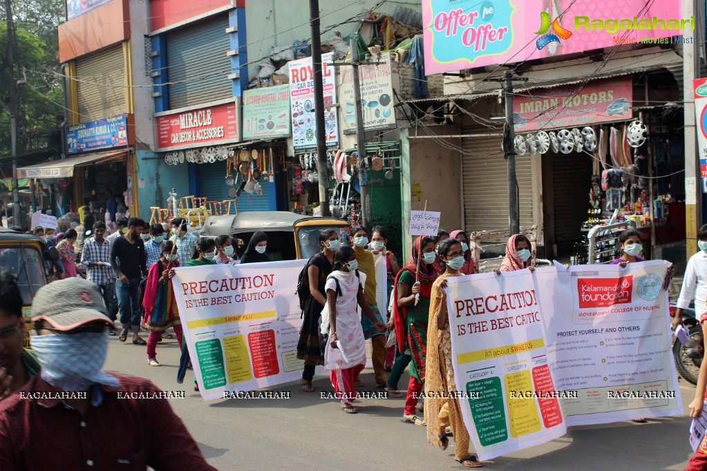 Kalamandir Foundation Swine Flu Campaign, Hyderabad