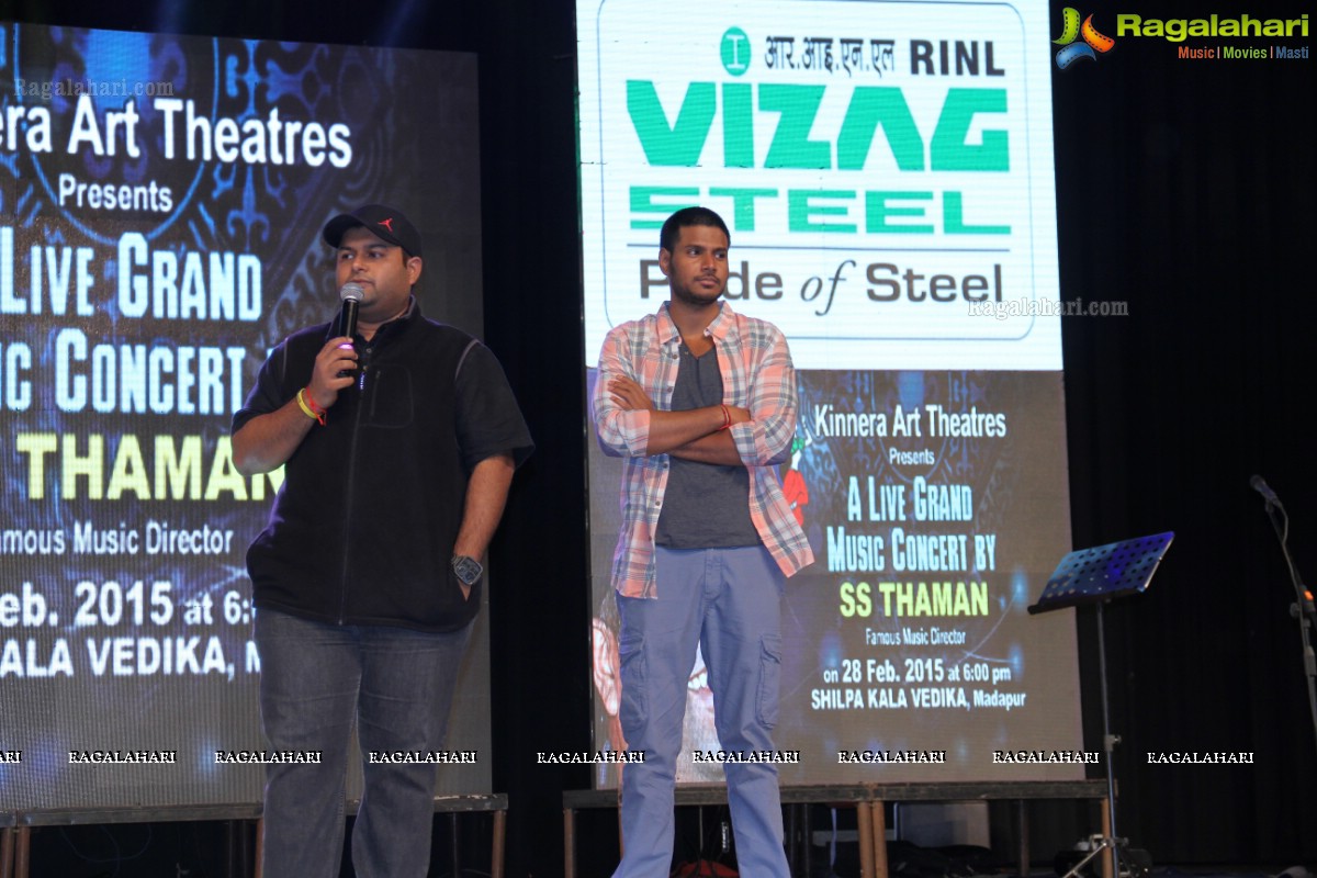 Thaman Music Concert by Kinnera Art Theatres, Hyderabad