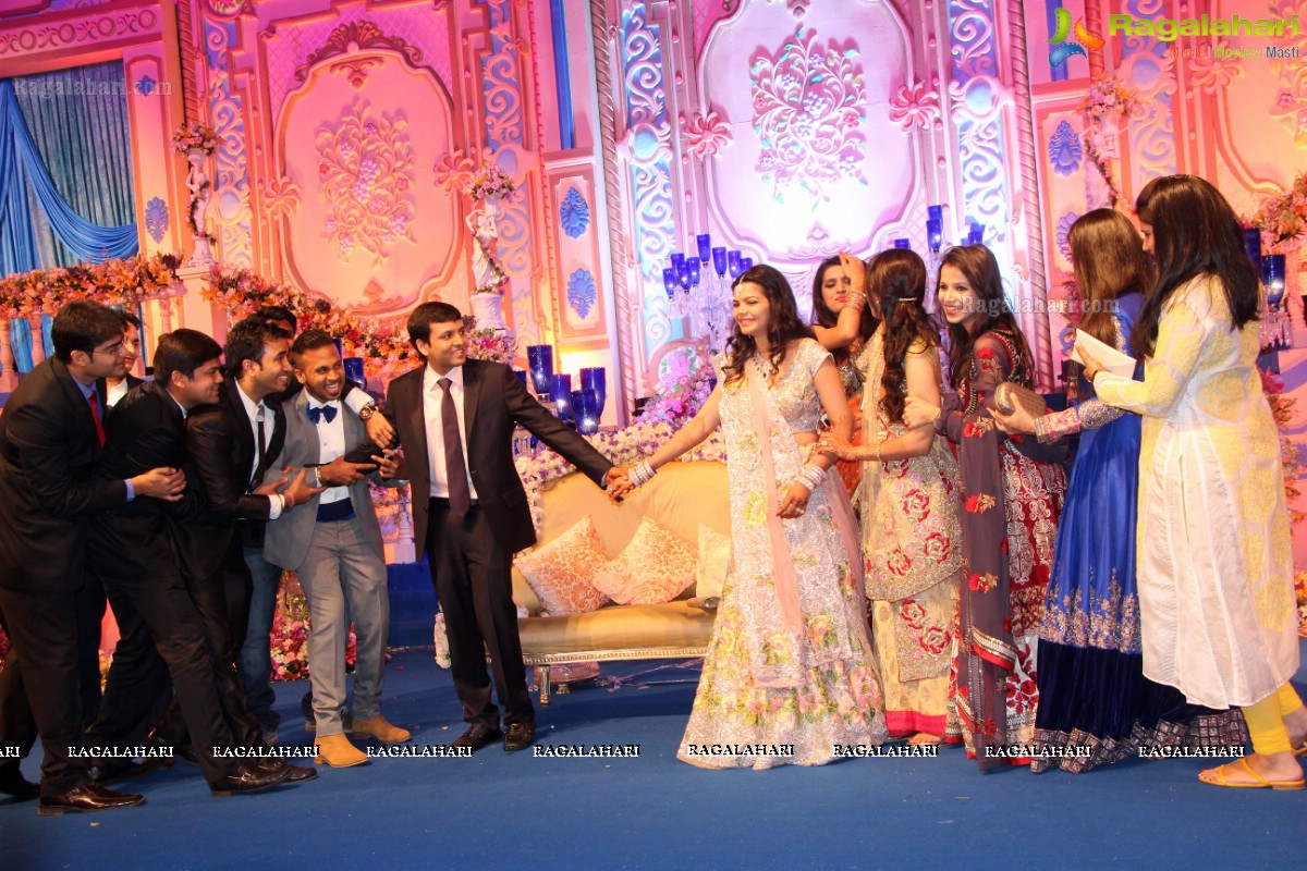 Grand Wedding Reception of Manish Surana-Nikita Jain