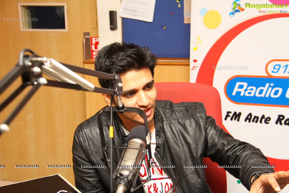 Nikhil at 91.1 FM Radio City, Hyderabad