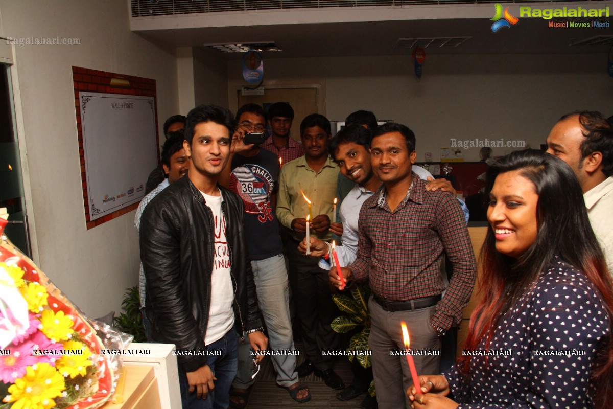 Nikhil at 91.1 FM Radio City, Hyderabad