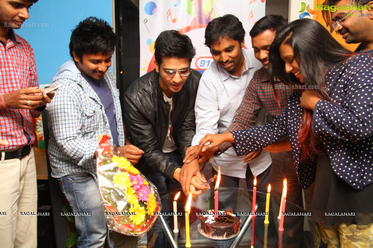 Nikhil at 91.1 FM Radio City, Hyderabad