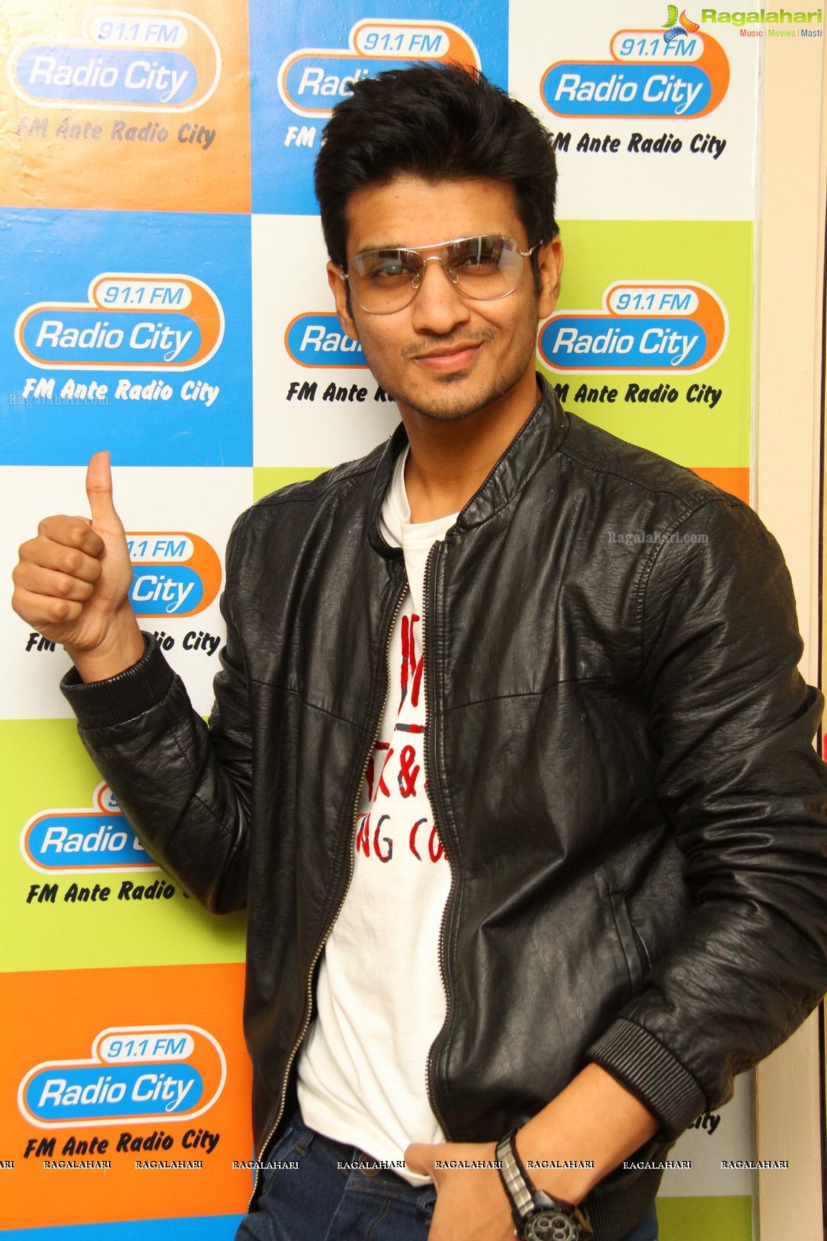 Nikhil at 91.1 FM Radio City, Hyderabad
