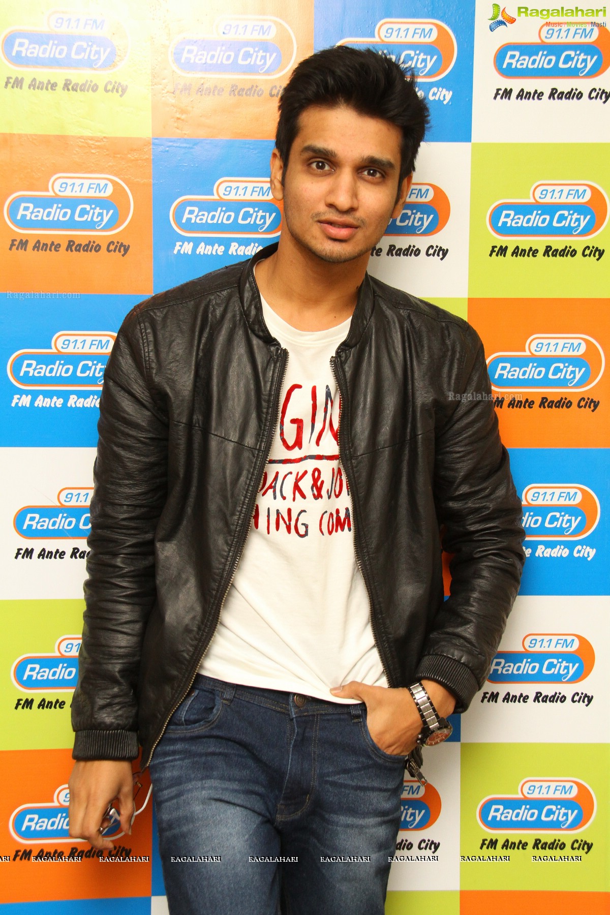 Nikhil at 91.1 FM Radio City, Hyderabad