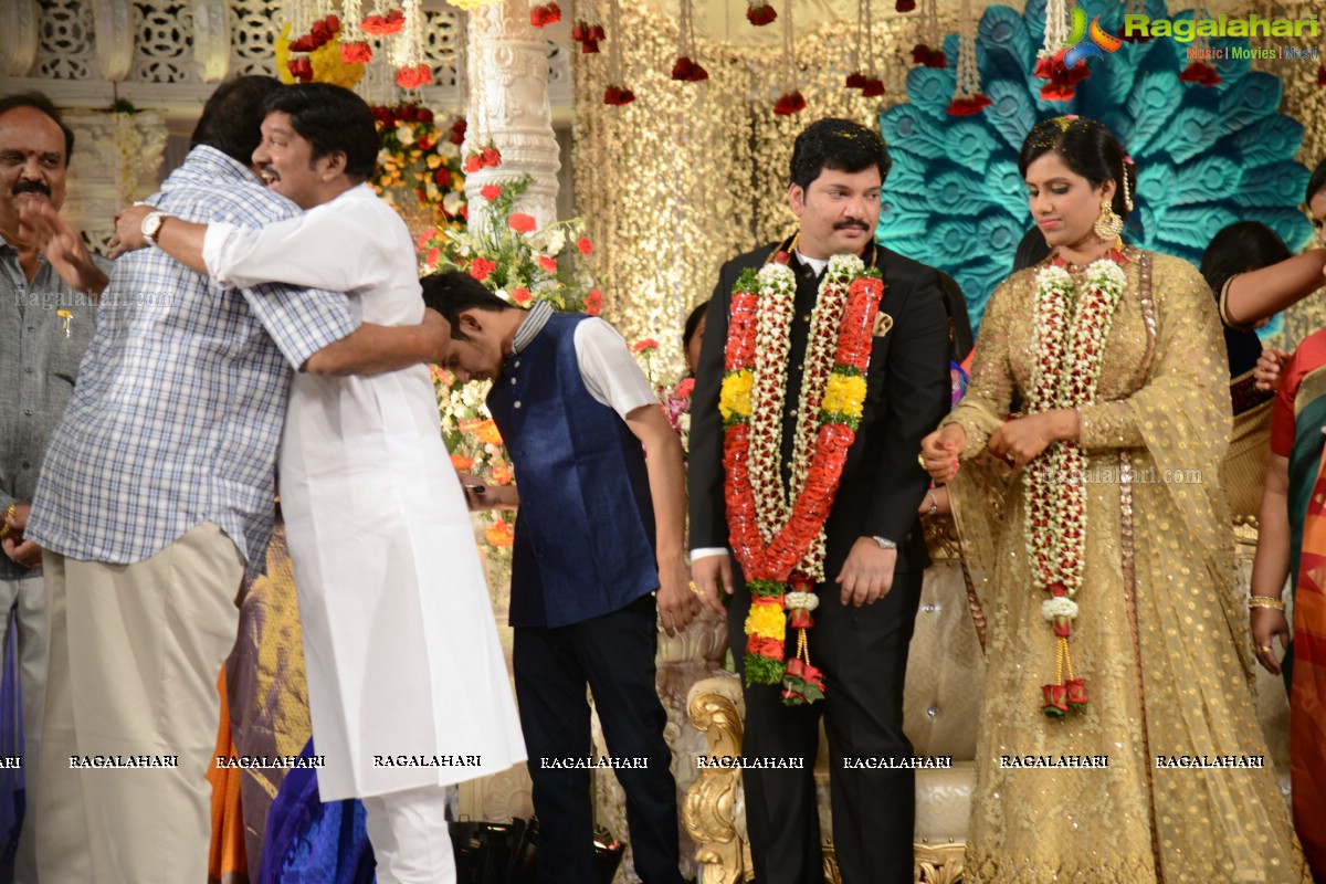 Rajendra Prasad's Son Balaji and Siva Shankari Wedding Reception