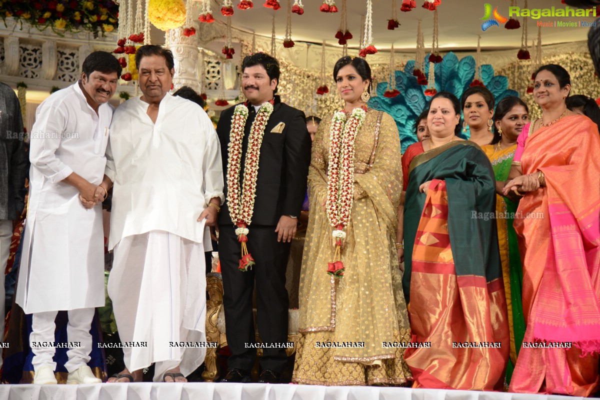 Rajendra Prasad's Son Balaji and Siva Shankari Wedding Reception