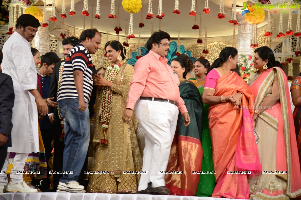 Rajendra Prasad's Son Balaji and Siva Shankari Wedding Reception