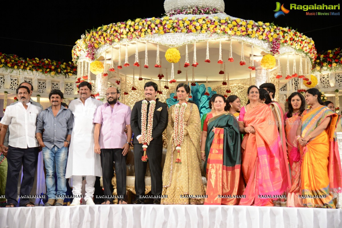 Rajendra Prasad's Son Balaji and Siva Shankari Wedding Reception