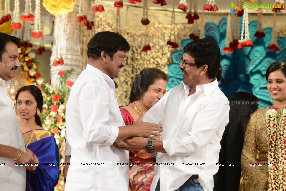 Rajendra Prasad's Son Balaji and Siva Shankari Wedding Reception