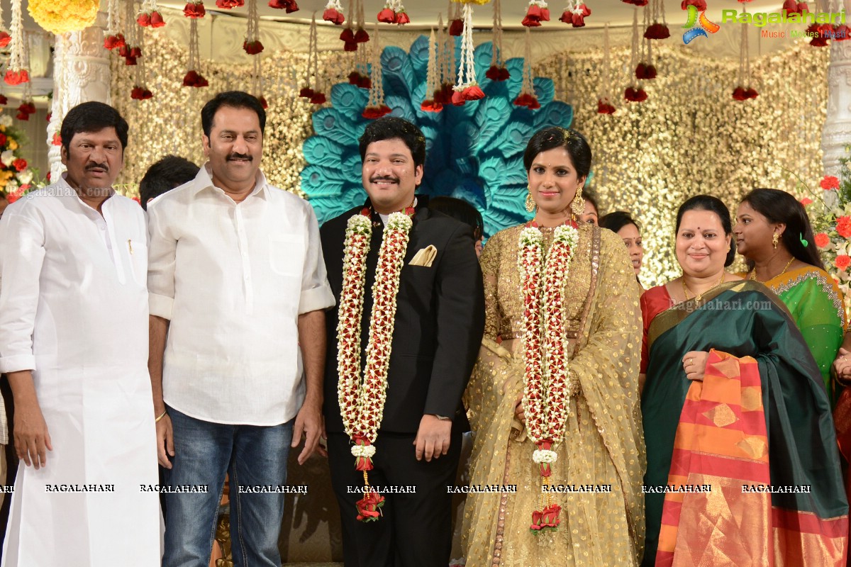 Rajendra Prasad's Son Balaji and Siva Shankari Wedding Reception