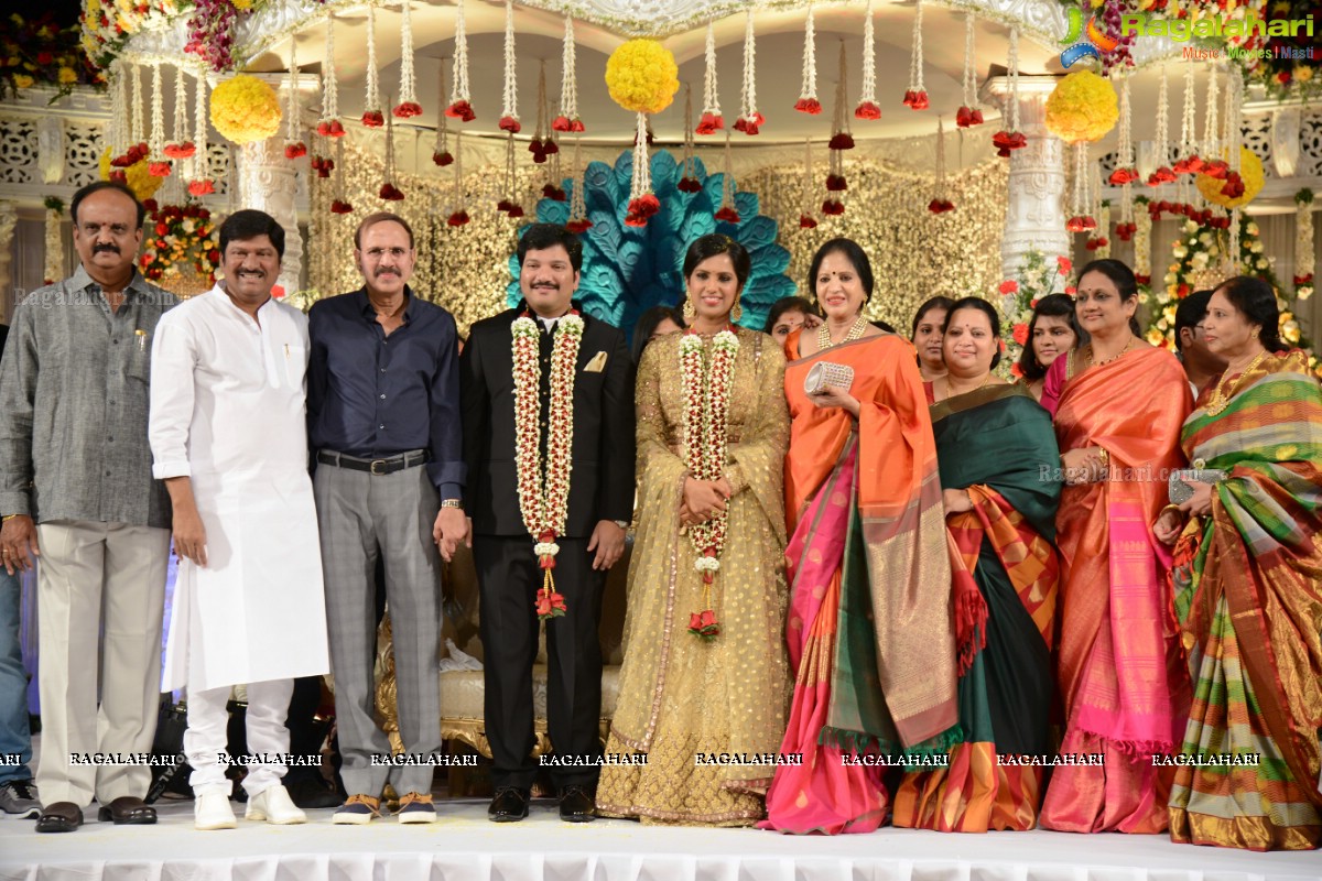 Rajendra Prasad's Son Balaji and Siva Shankari Wedding Reception