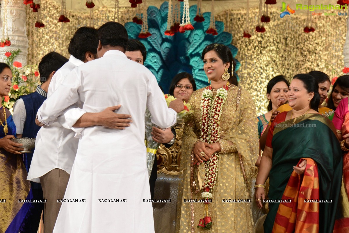 Rajendra Prasad's Son Balaji and Siva Shankari Wedding Reception