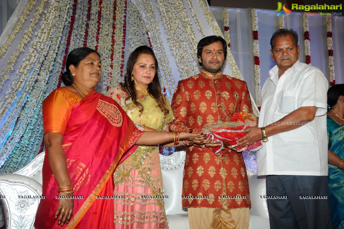 Grand Wedding Engagement Ceremony of Siddharth-Pravallika Reddy