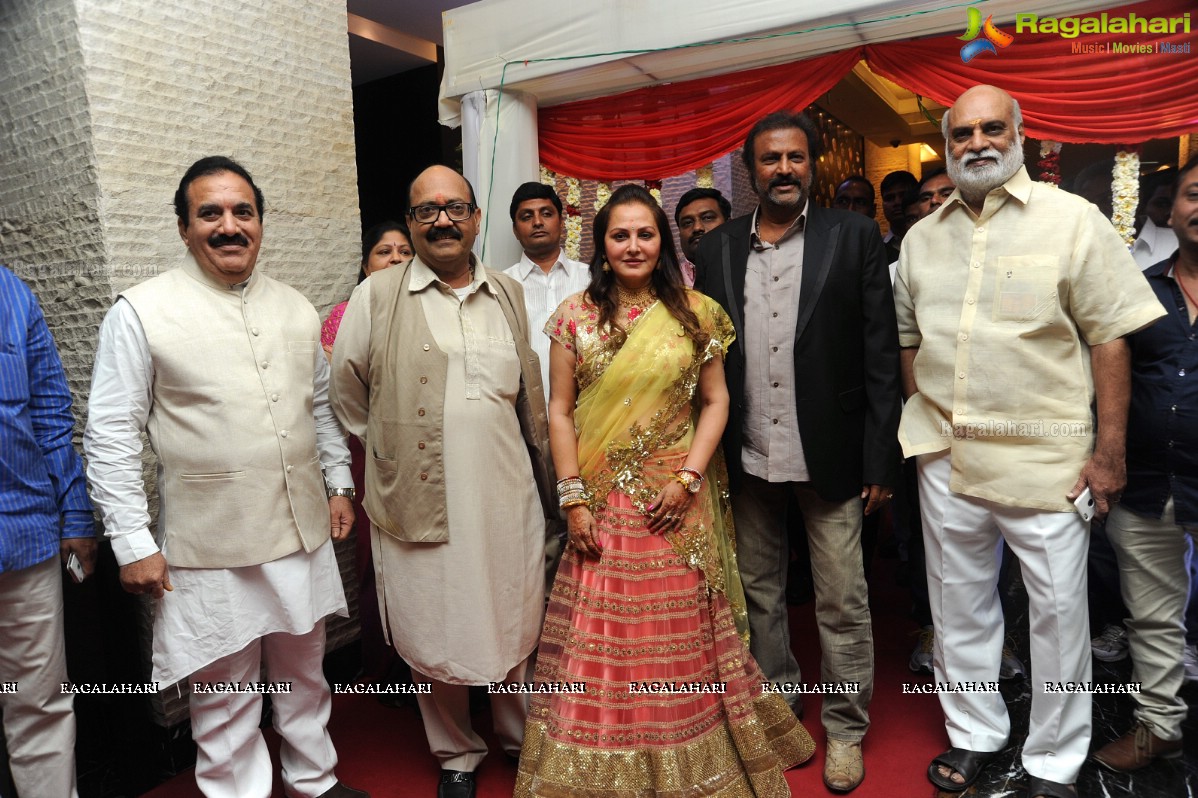 Grand Wedding Engagement Ceremony of Siddharth-Pravallika Reddy