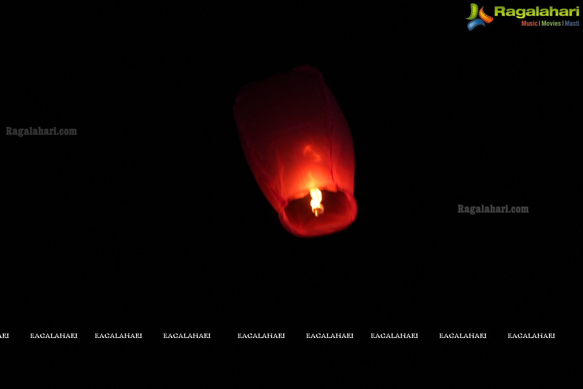 Geo Meridien Sky Lantern Fest 2015, Hyderabad