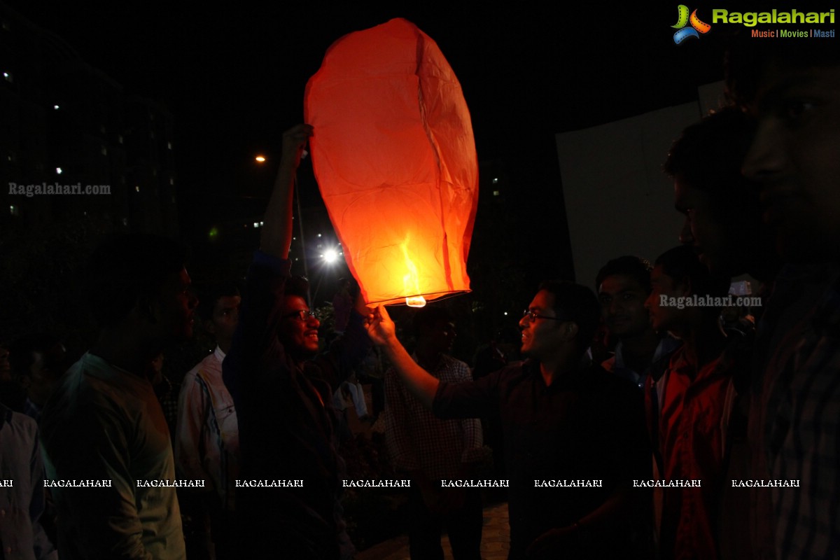 Geo Meridien Sky Lantern Fest 2015, Hyderabad