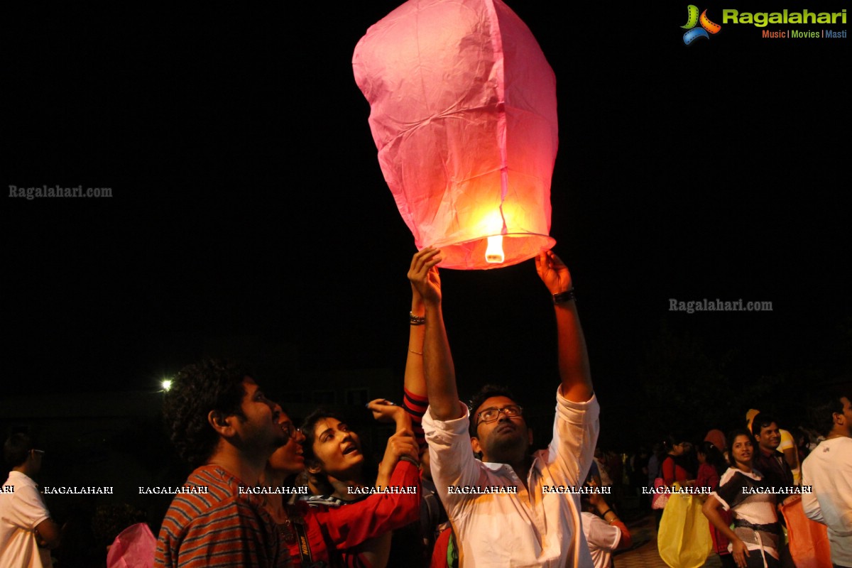 Geo Meridien Sky Lantern Fest 2015, Hyderabad