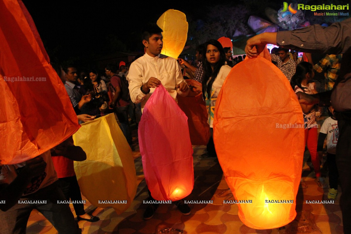 Geo Meridien Sky Lantern Fest 2015, Hyderabad