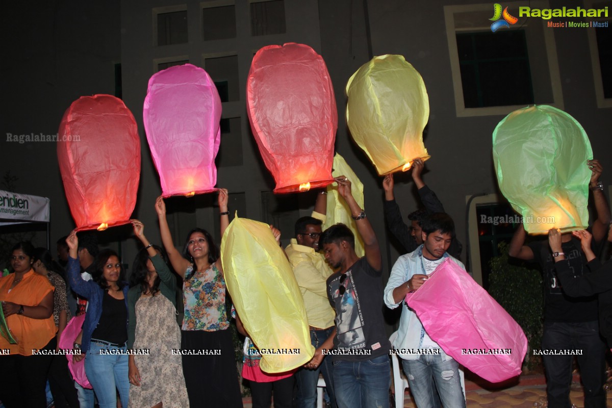 Geo Meridien Sky Lantern Fest 2015, Hyderabad