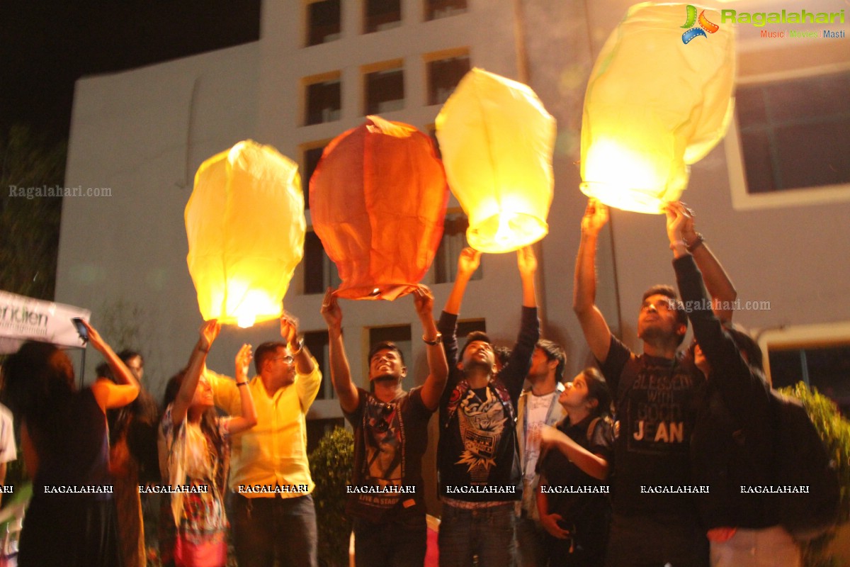 Geo Meridien Sky Lantern Fest 2015, Hyderabad