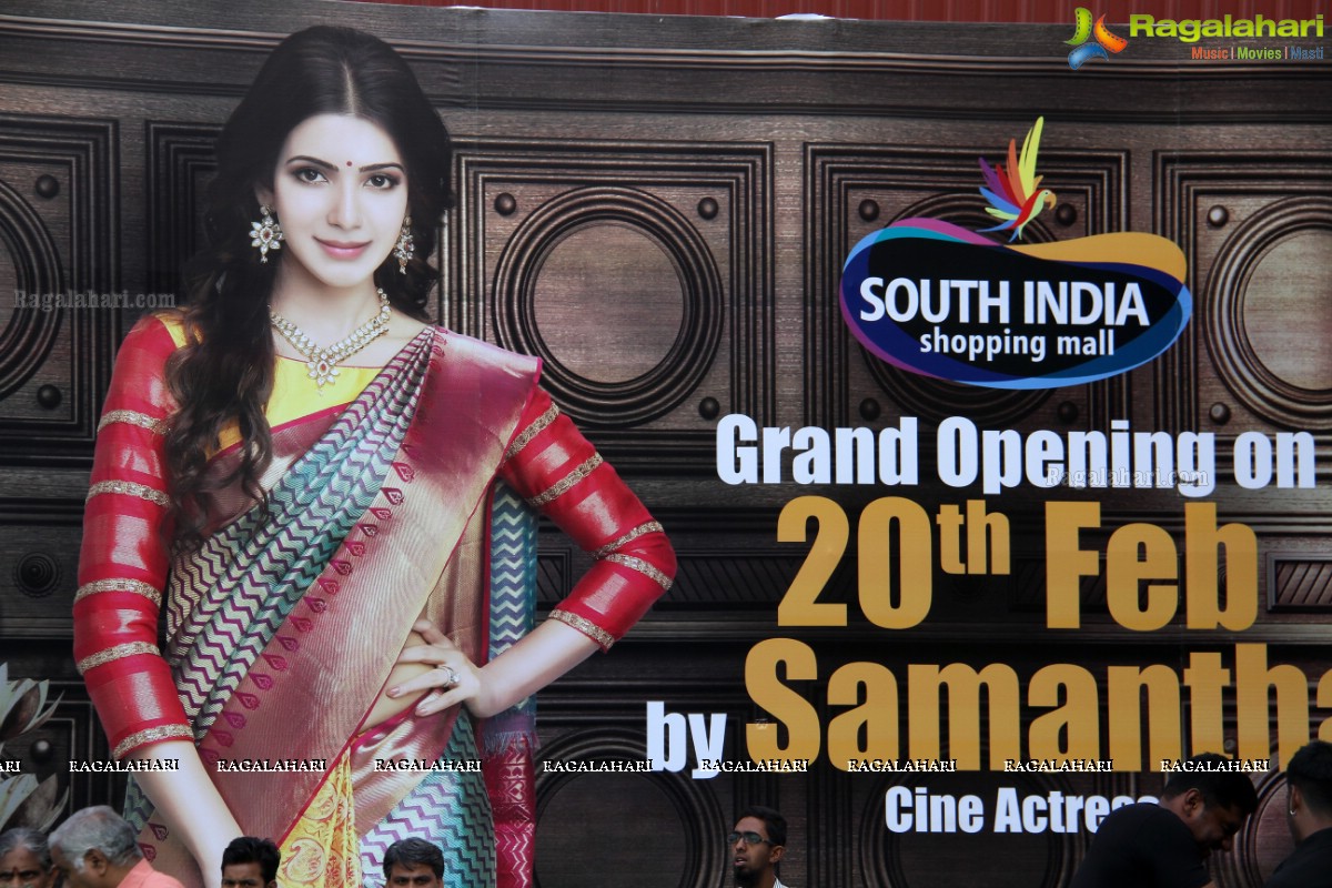 Samantha launches South India Shopping Mall at Ameerpet, Hyderabad