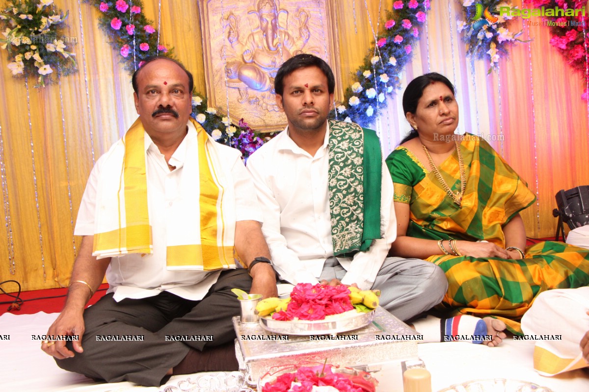 Grand Wedding Engagement Ceremony of Swathi Rao-Raj