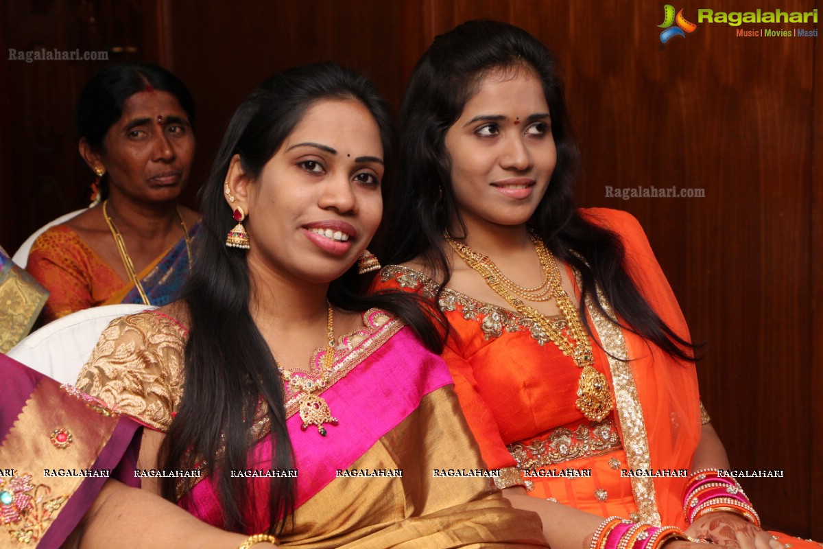 Grand Wedding Engagement Ceremony of Swathi Rao-Raj