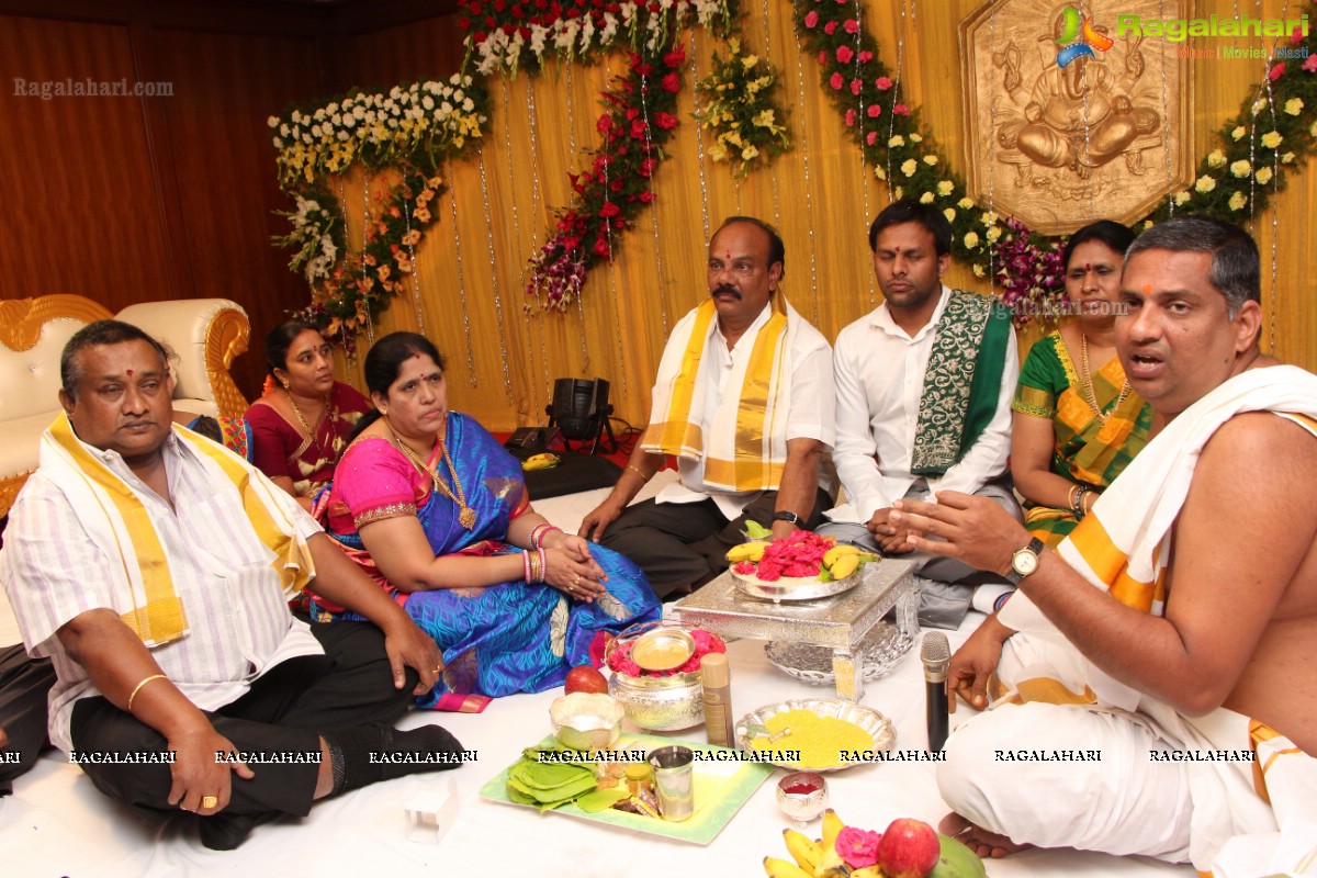 Grand Wedding Engagement Ceremony of Swathi Rao-Raj