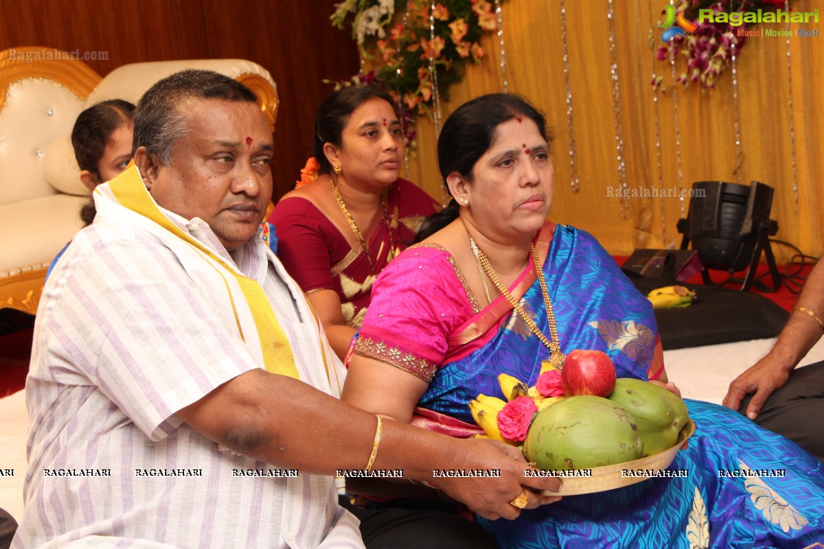 Grand Wedding Engagement Ceremony of Swathi Rao-Raj