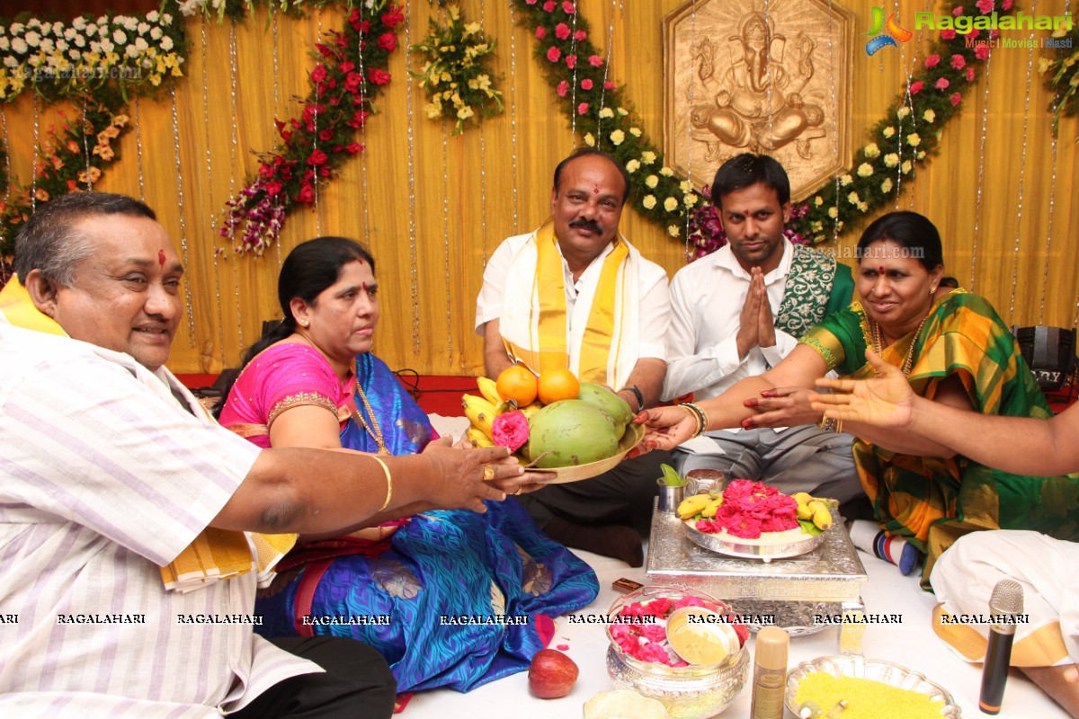 Grand Wedding Engagement Ceremony of Swathi Rao-Raj